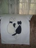 Camiseta dois gatinhos