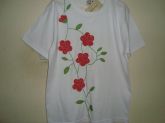 Camiseta caminho de flores